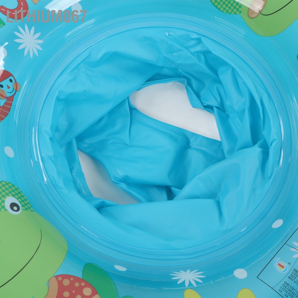 Lithium067 Vòng bơi cho trẻ em Tay cầm đôi không thấm nước Dễ dàng nắm bắt Ghế bé Phao bồn tắm Bể