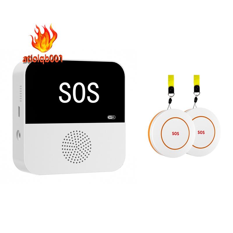 1 Bộ Nhận Tín Hiệu WiFi 2 Nút Bấm Cho Y Tá (2.4GHz WiFi)