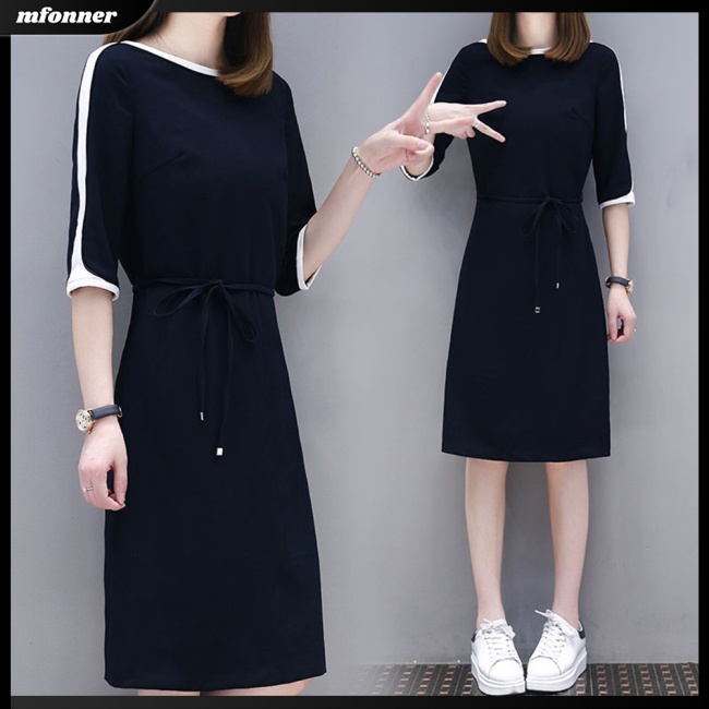 Đầm Nữ Tay Lửng Hai Dây Nhấn Eo Thời Trang Quyến Rũ