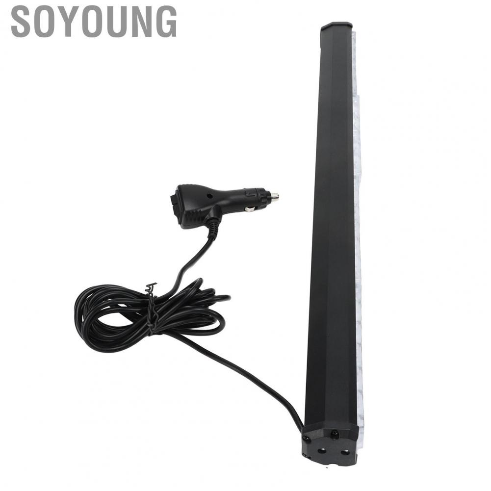 Soyoung Emergency Light Bar Strobe Warning Lamp 13 Flash Patterns High Brightness Universal IP67 Waterproof for Tractor Truck