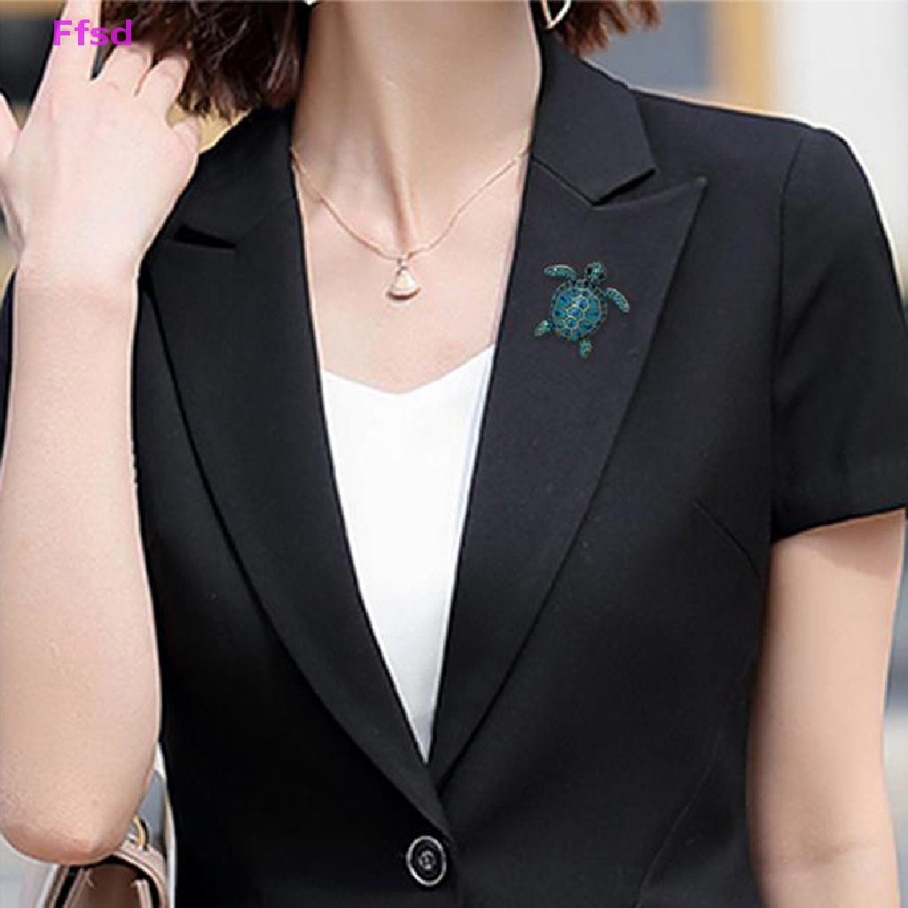 {Ffsd} Sản Phẩm Bán Chạy Trâm Cài Áo Hình Rùa Đính Kim Cương Vintage Sáng Tạo Thời Trang Cao Cấp Làm Quà Tặng Cho Nữ * Hàng Bán Chạy