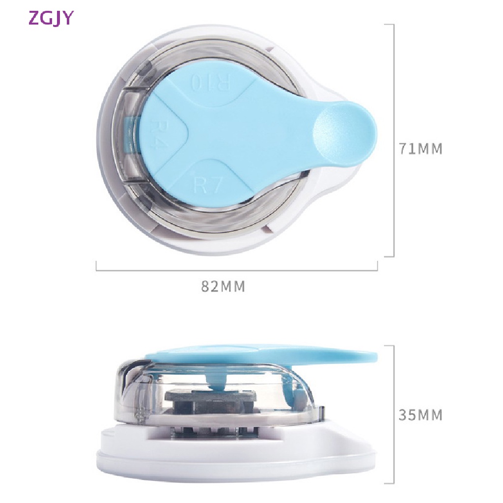 Dụng Cụ Đục Lỗ Giấy Tròn Thủ Công ZGJY R4 / R7 / R10 Mới
