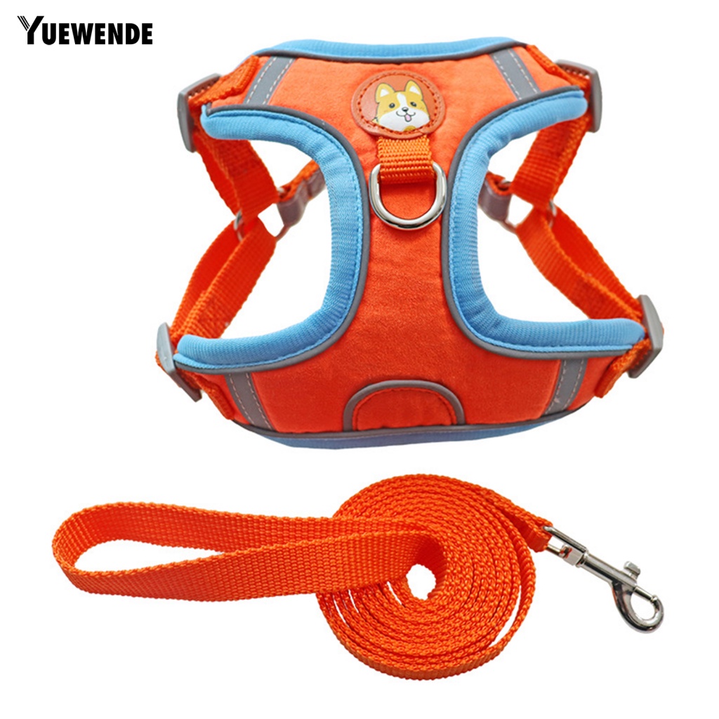 Bộ 2 Dây Dắt Thú Cưng Đi Dạo Thiết Kế Thoáng Khí Tiện Dụng