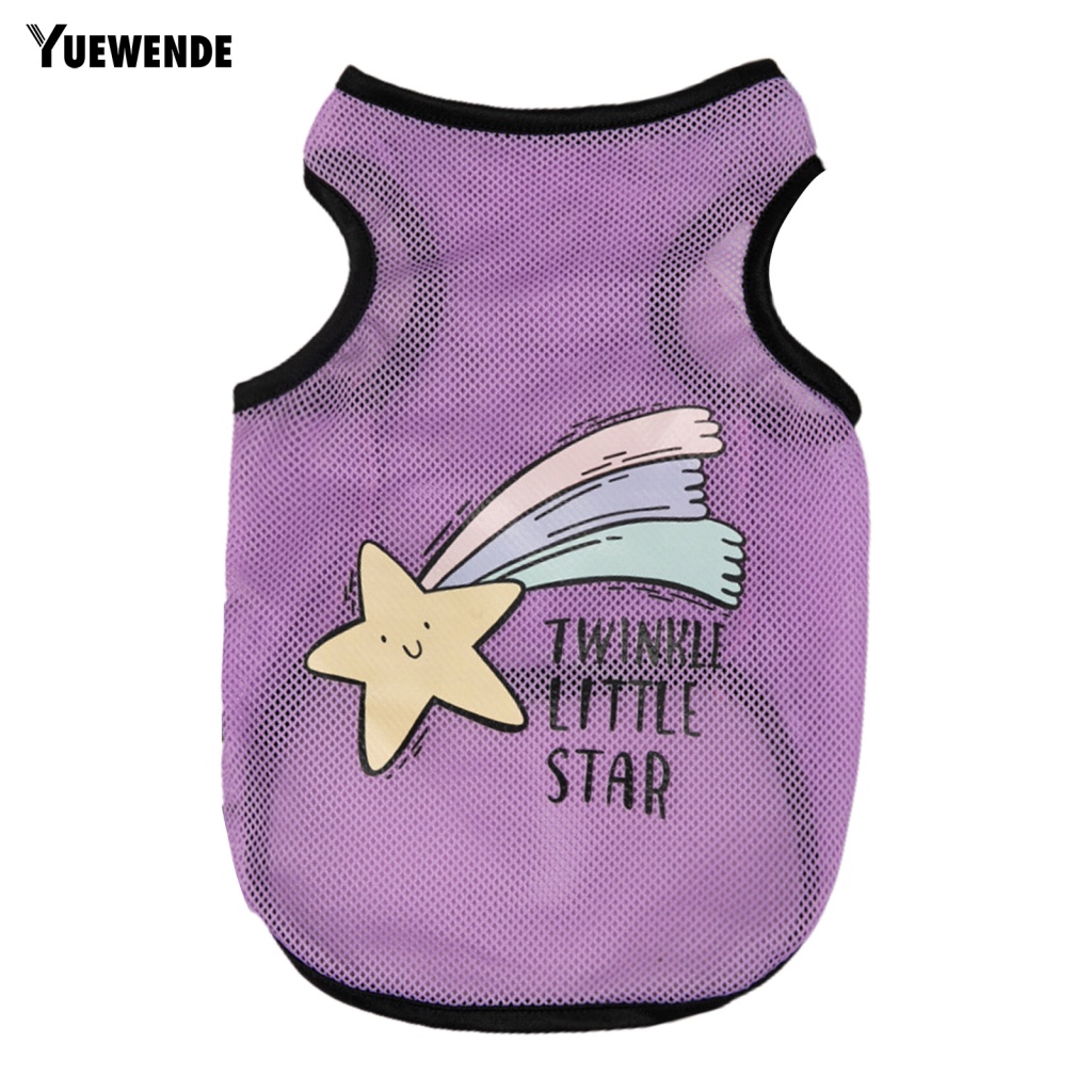 Áo Lưới In Họa Tiết Hoạt Hình Dễ Thương Dành Cho Thú Cưng