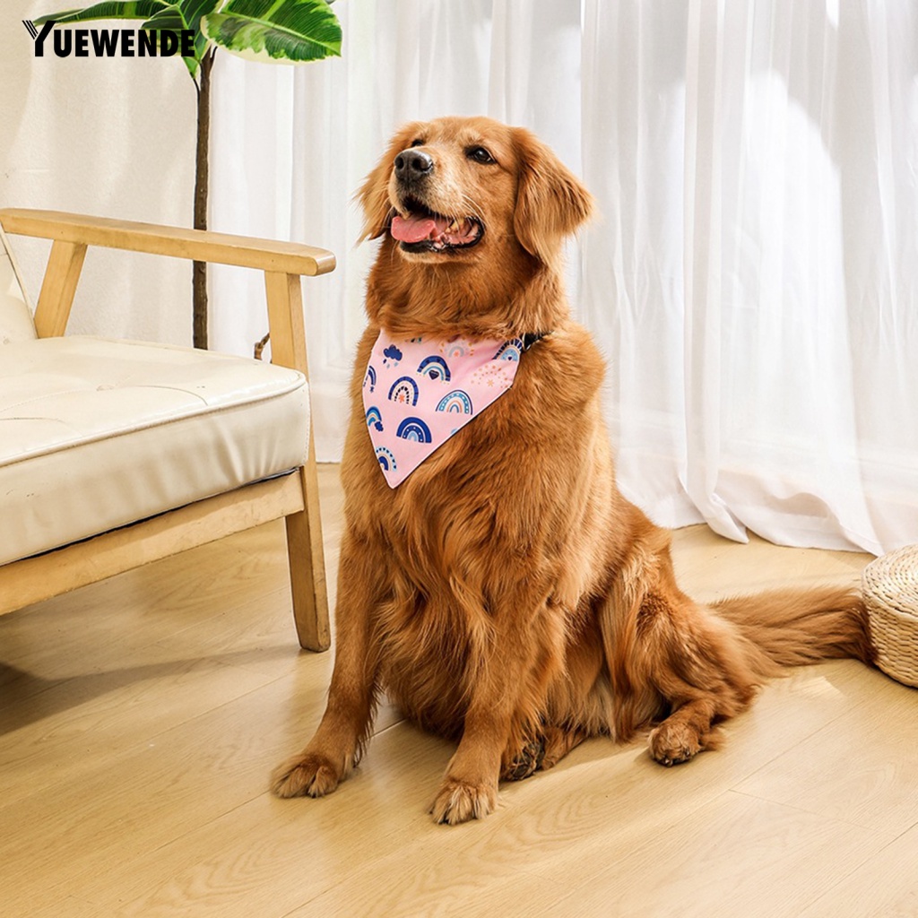 Ye.b Vòng Cổ Yếm Mềm Mại Mùa Hè Unisex Cho Thú Cưng