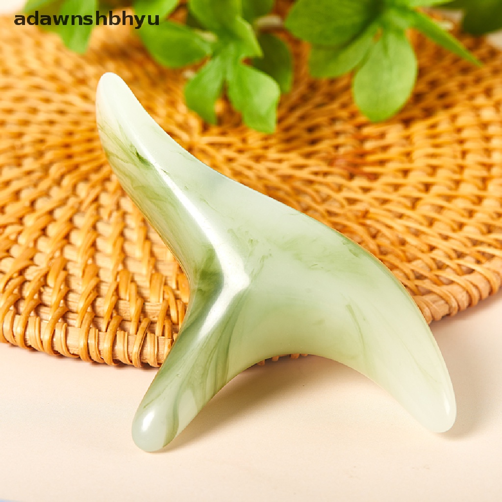 1 Dụng Cụ Massage Chân Hình Tam Giác Bằng Nhựa Resin Hổ Phách