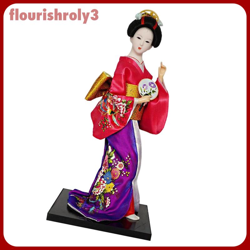 Mô Hình Búp Bê Geisha Nhật Bản Kích Thước inch Dùng Trang Trí Nhà Cửa