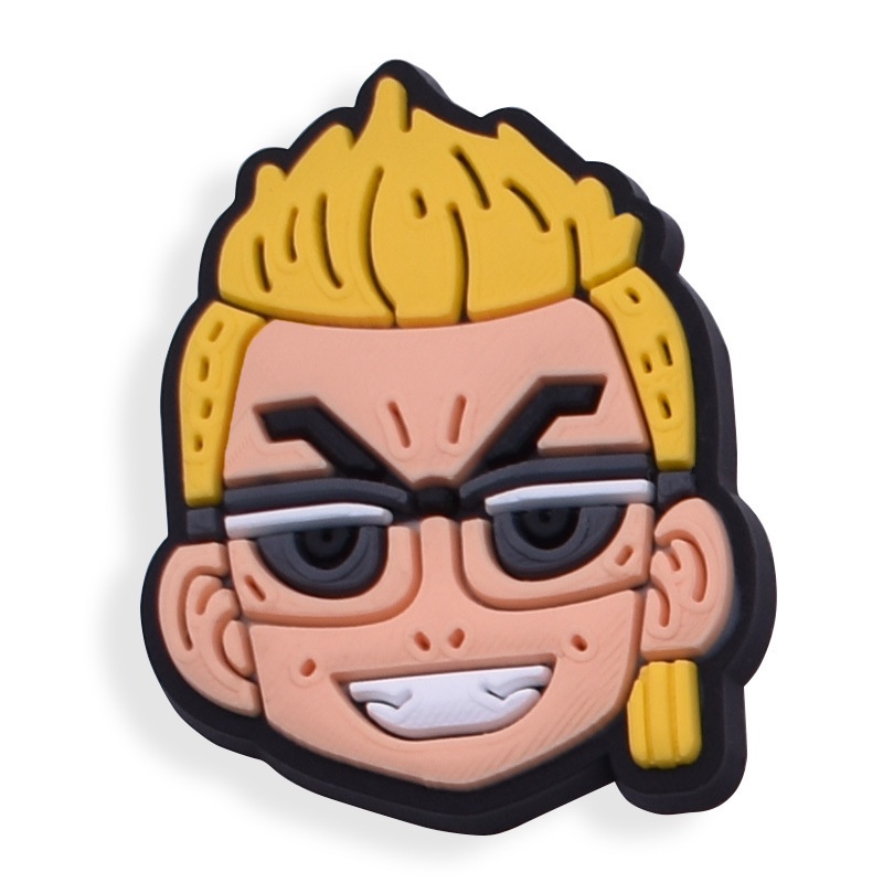 Crocs Jibbitz Pins Shounen Anime DIY Giày Nút Quyến Rũ