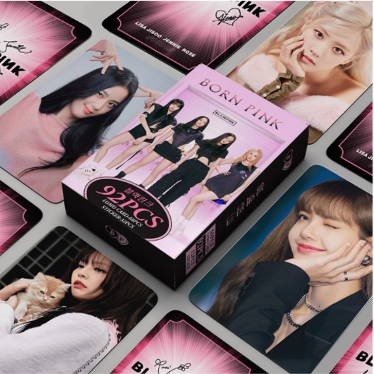 Hộp 92 Tấm Ảnh Lomo Card Nhóm Nhạc Kpop Black Pink