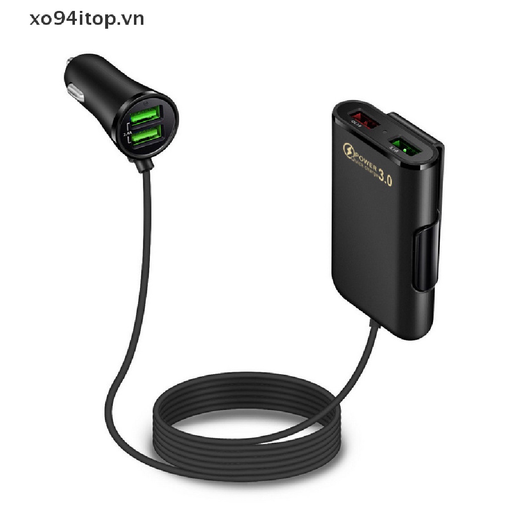 Tẩu Sạc Nhanh QC 3.0 Tiện Dụng Cho Xe Ô Tô