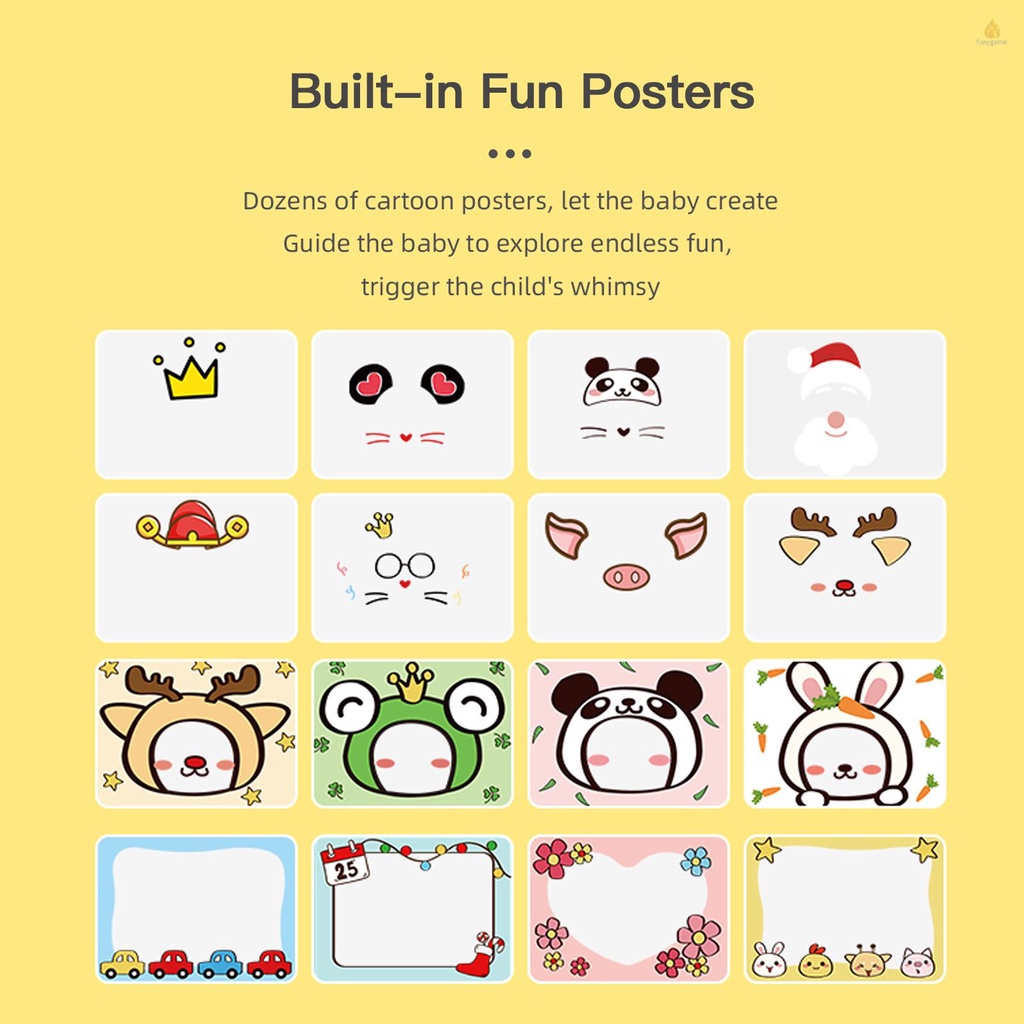 Máy Ảnh Kỹ Thuật Số A1 20Mp Màn Hình 2 Inch IPS 32G TF Họa Tiết Hoạt Hình Dễ Thương Cho Bé