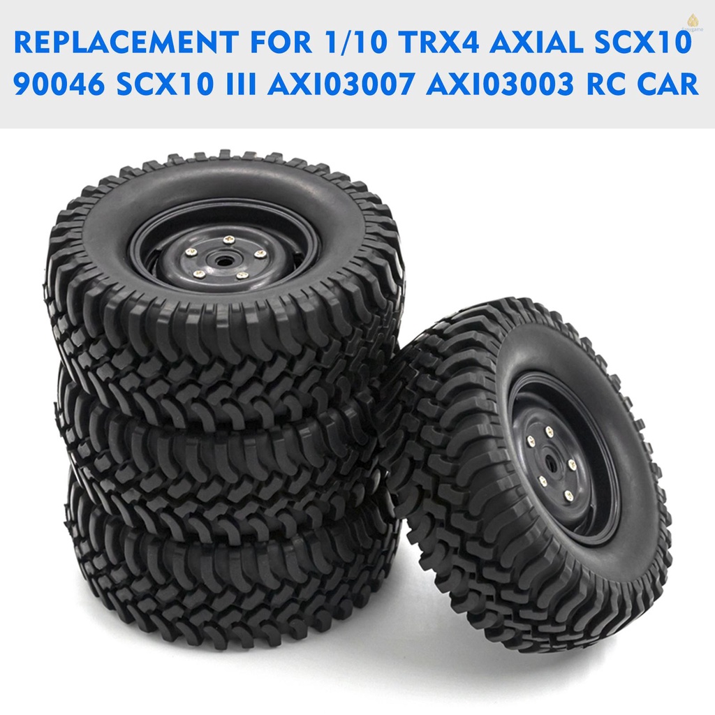 Set 4 Bánh Xe 1.9inch Thay Thế Chuyên Dụng Cho Xe Điều Khiển 1 / 10 TRX4 Axial SCX10 90046 SCX10 III AXI03007 AXI03003 RC
