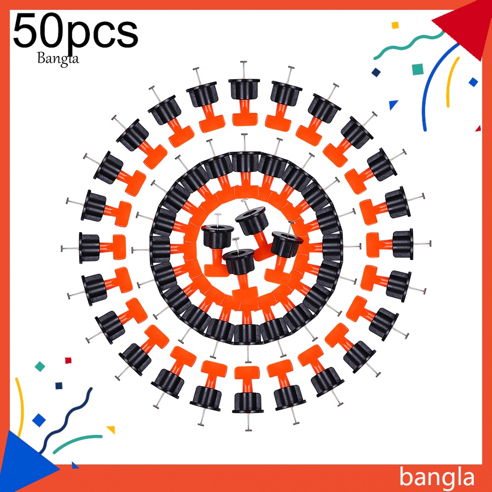 Bộ 50 Miếng Chêm Định Vị Lát Gạch Men Có Thể Tái Sử Dụng Kèm Cờ Lê