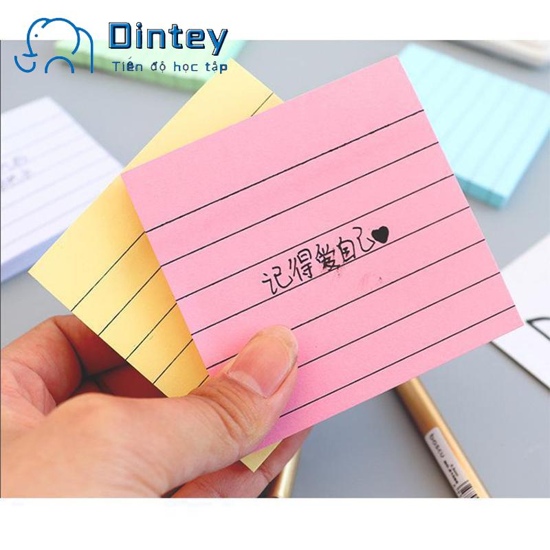 ✍mujicici✍Giấy note có dòng kẻ sắc màu, giấy nhớ có dòng kẻ
