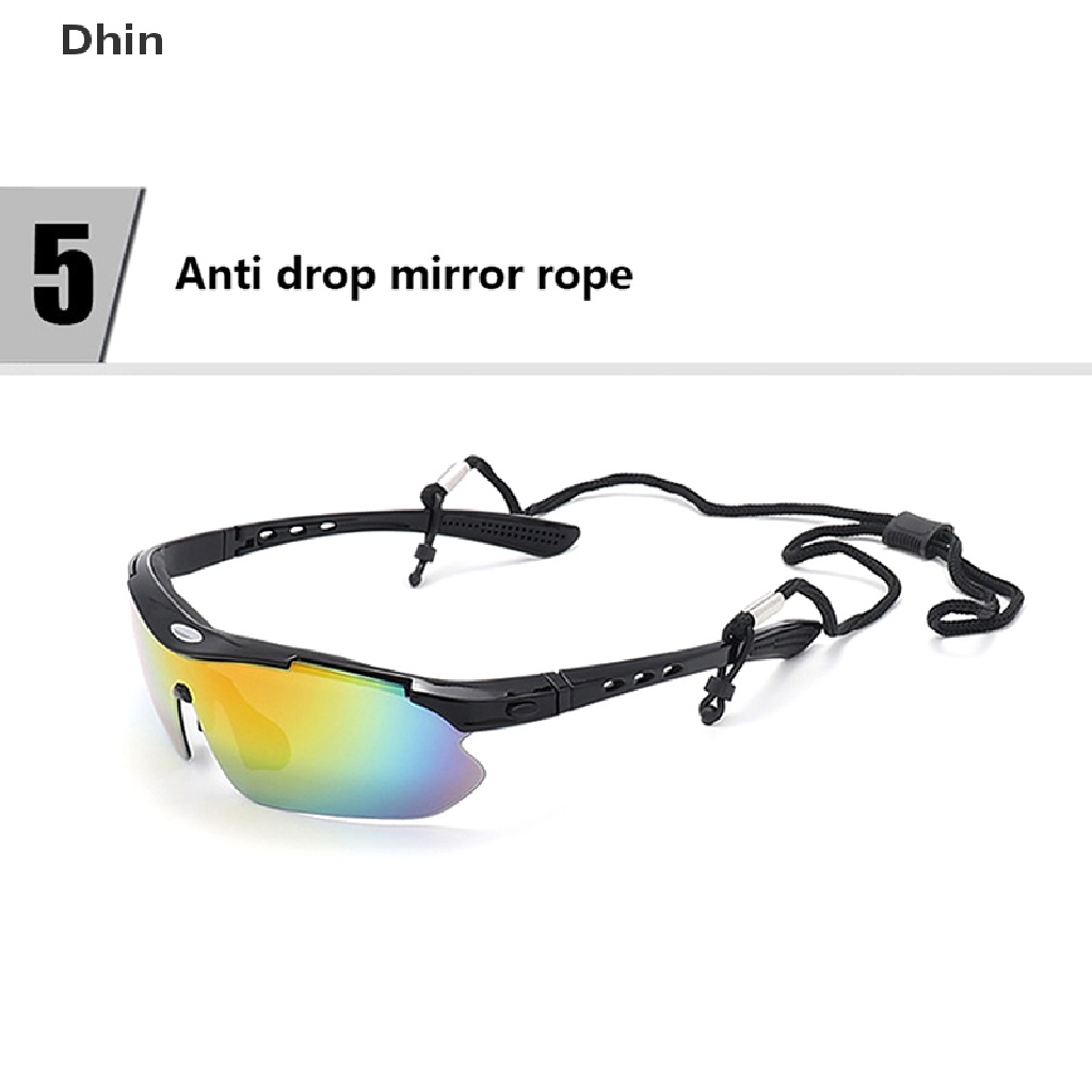 Kính Mát Phân Cực Kèm 5 Tròng Bảo Vệ Mắt Khi Chạy Xe