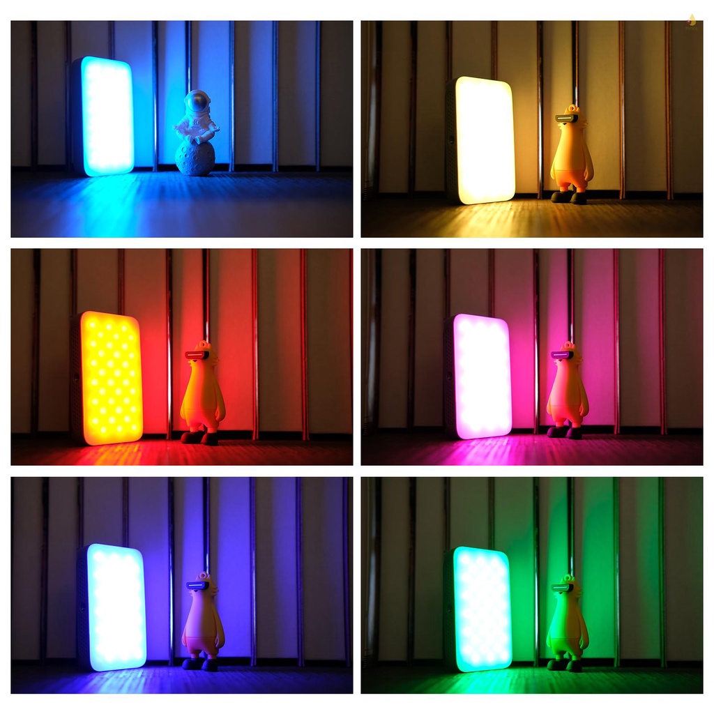 Đèn LED RGB S05 Bỏ Túi 2800K-6800K Hiệu Ứng Ánh Sáng Mờ 26 Phong Cảnh CRI95 + Điều Khiển Từ Xa Bằng Pin OLED