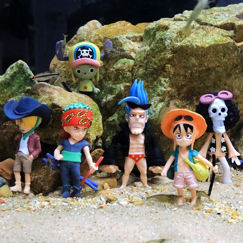 Tàu Cướp Biển Trong Phim Hoạt Hình one piece Trang Trí Bể Cá