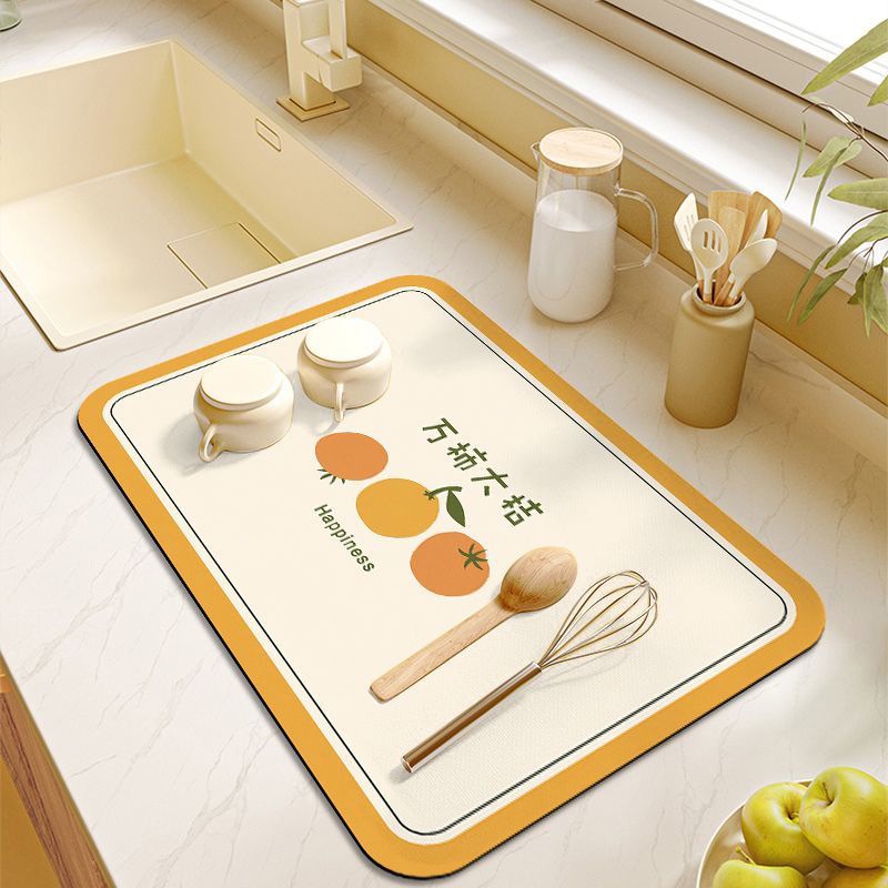 Hoạt Hình Nhà Bếp Công Nghệ Để Bàn Vải Thấm Hút Bàn Cà Phê Cách Nhiệt Chống Trơn Trượt Miếng Lót Hộ 