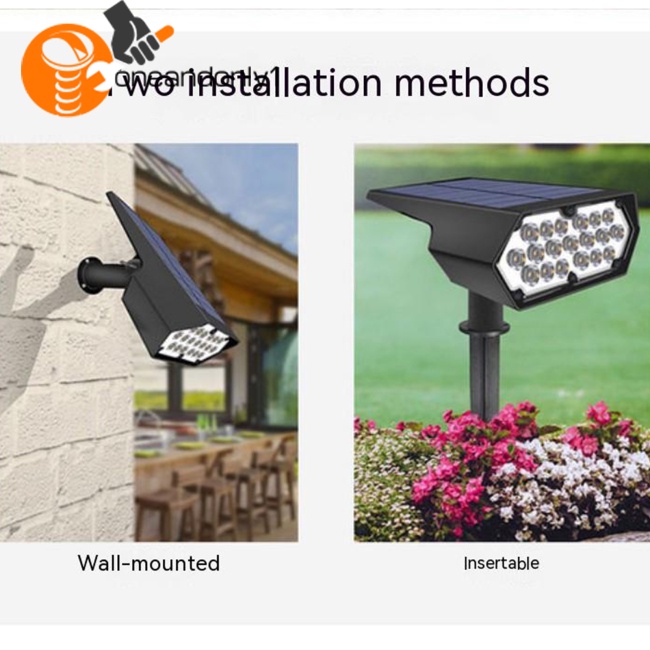 Đèn Đường Gắn Tường Sử Dụng Năng Lượng Mặt Trời Có Thể Điều Chỉnh Góc