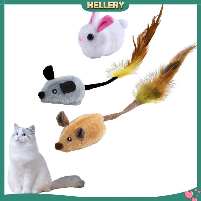 Đồ Chơi Chuột Giả Phát Ra Tiếng Kêu Tương Tác Với Mèo