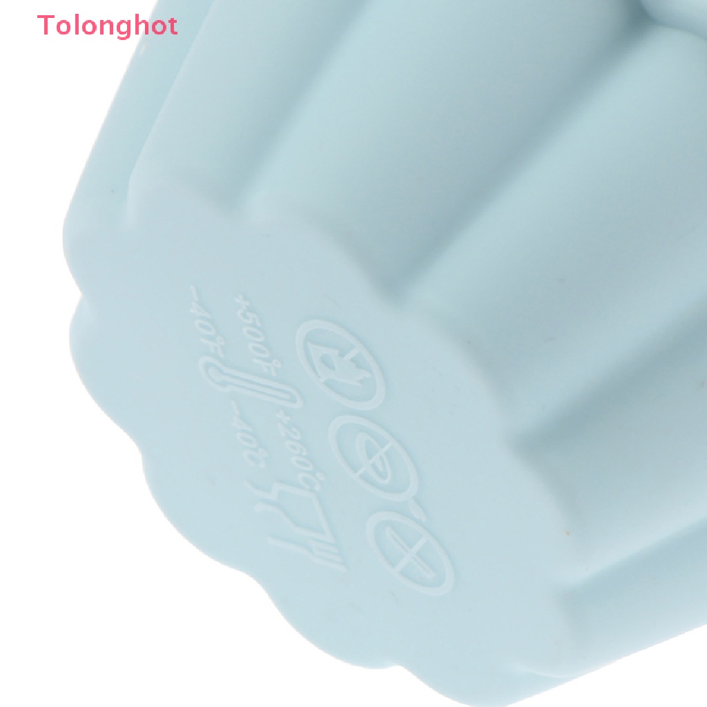 Set 6 Khuôn Silicone Làm Bánh Muffin / Cupcake DIY Tiện Dụng