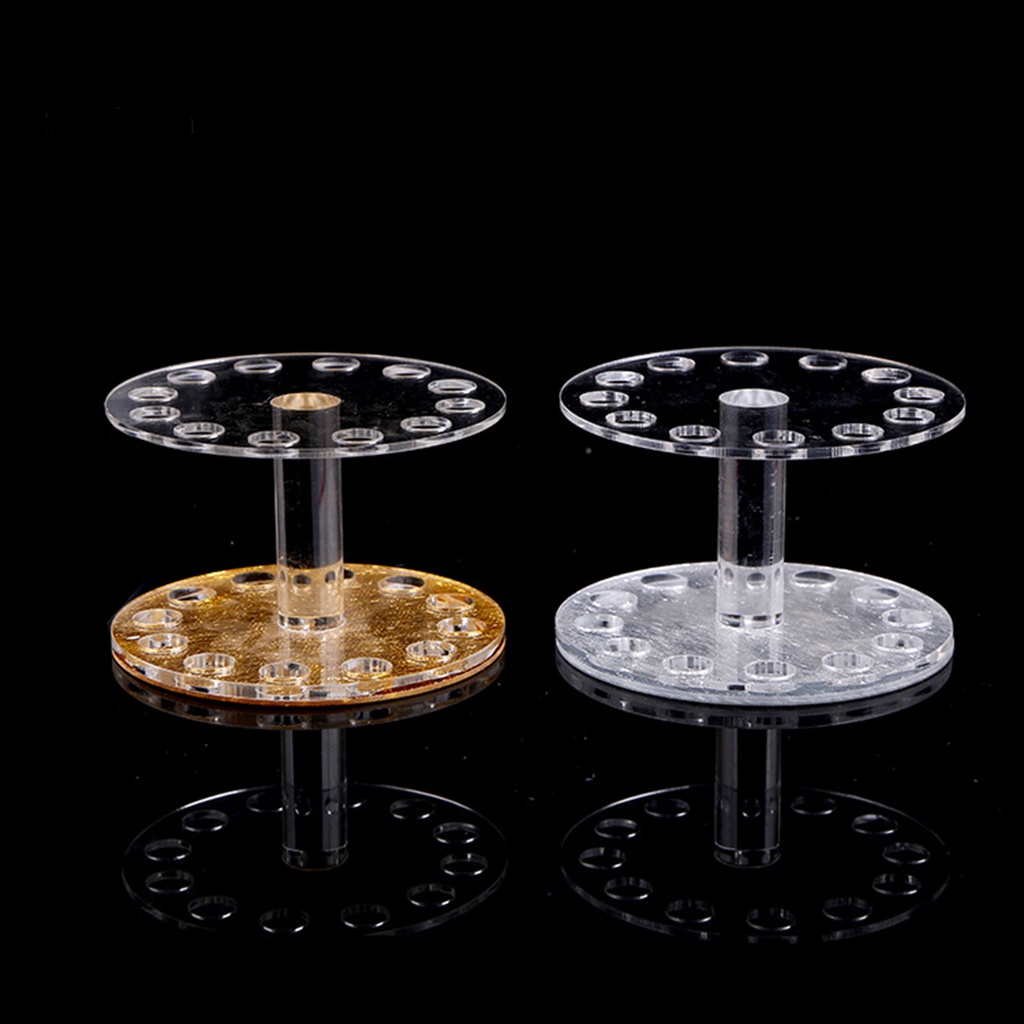 Giá Đỡ Bút / Bút Vẽ Móng Bằng Acrylic Màu Sáng Độ Bền Cao Tiết Kiệm Không Gian Tiện Dụng Cho Salon