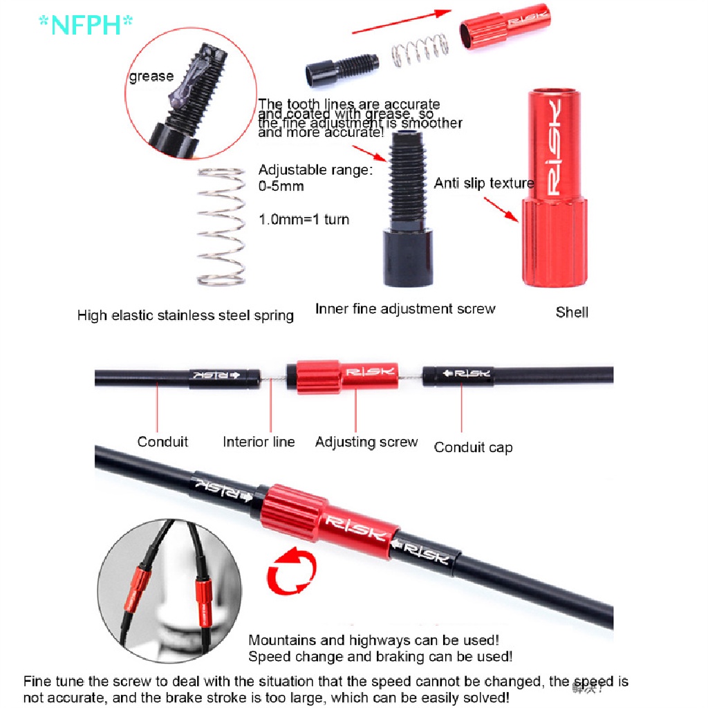 Vít Điều Chỉnh Dây Phanh Xe Đạp Leo Núi NFPH Mới