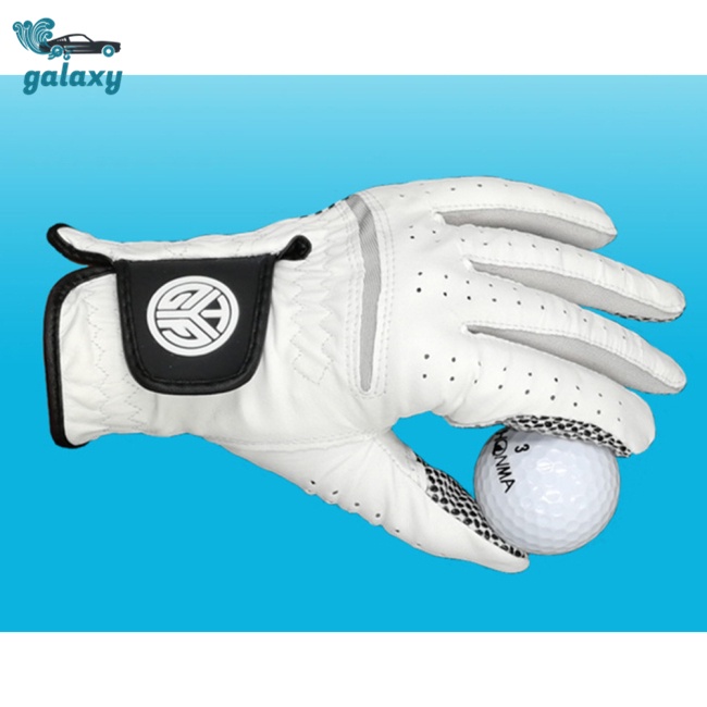 Galaxy Găng Tay Da Cừu Chơi Golf Chống Trượt Thoáng Khí Cho Nam