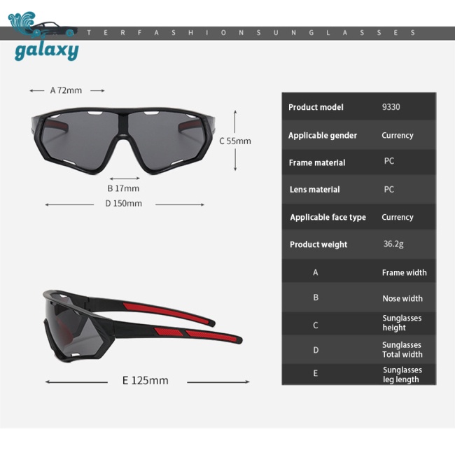 Galaxy Kính Mát Thể Thao Cho Nam Và Nữ