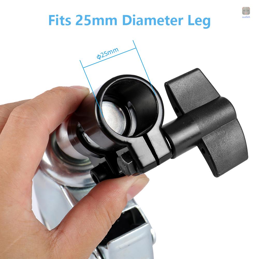 Set 3 Bánh Xe Xoay Đường Kính 25mm Có Lỗ Gắn Giá Đỡ Ba Chân Hỗ Trợ Chụp Ảnh Chuyên Nghiệp