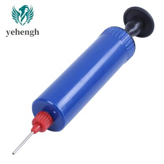 Ống bơm bóng đá bơm hơi cầm tay màu xanh dương