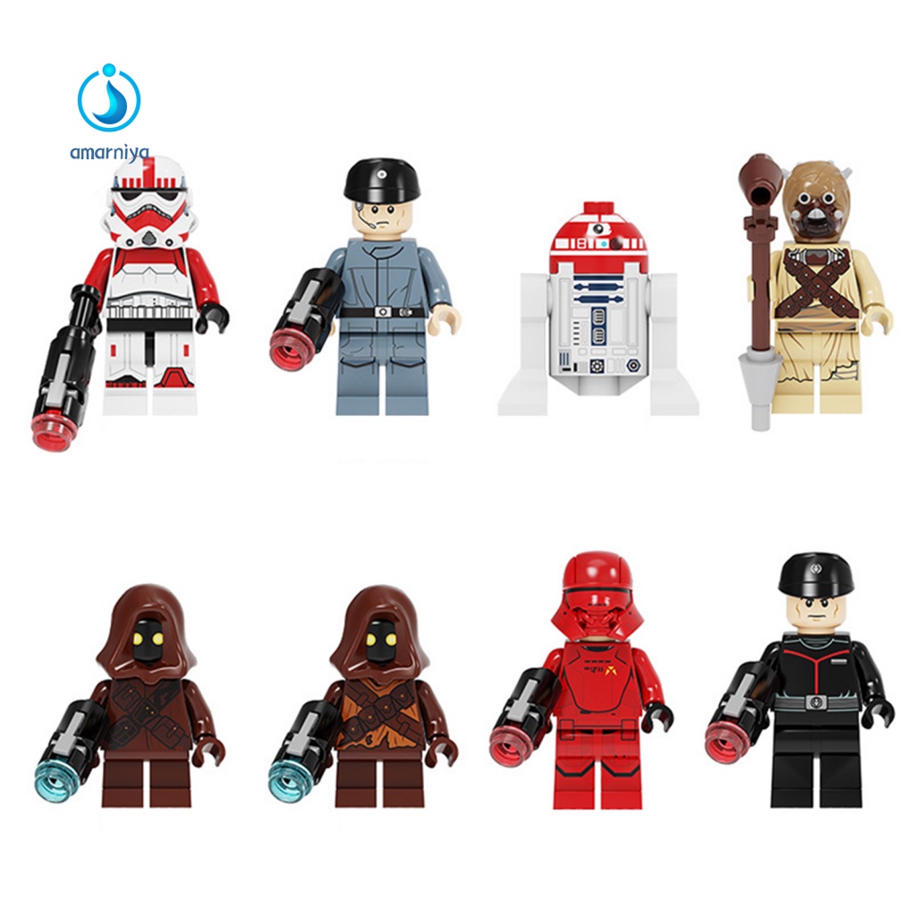 Đồ chơi trẻ em Lắp Ráp Mô Hình Nhân Vật Mandalorian Thu Nhỏ Dành Cho Bé