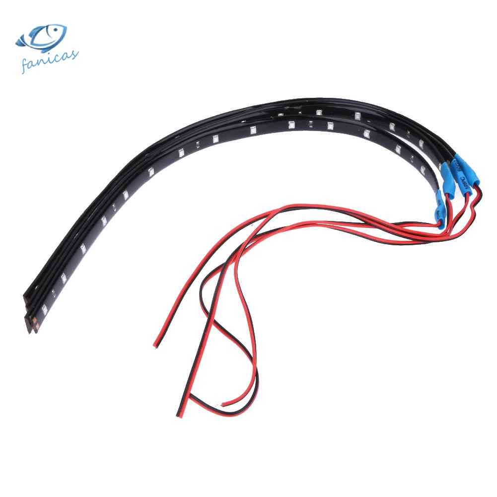 Bộ 4 Đèn LED 30CM / 15 Bóng 12V Chống Thấm Nước Cho Xe Hơi Xe Tải