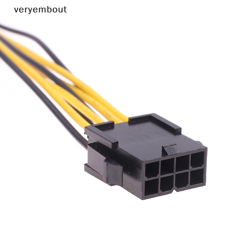 Dây Cáp Thẻ Đồ Họa Chuyển Đổi PCI-E CPU EPS 8 Pin Sang Dual 8P