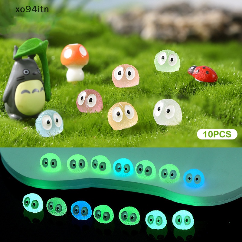 Set 10 Tượng Nhựa Phát Quang Dễ Thương Dùng Trang Trí Tiểu Cảnh