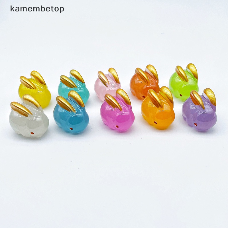 1 Tượng Thỏ Nhựa Phát Quang Trang Trí Vườn Nhà