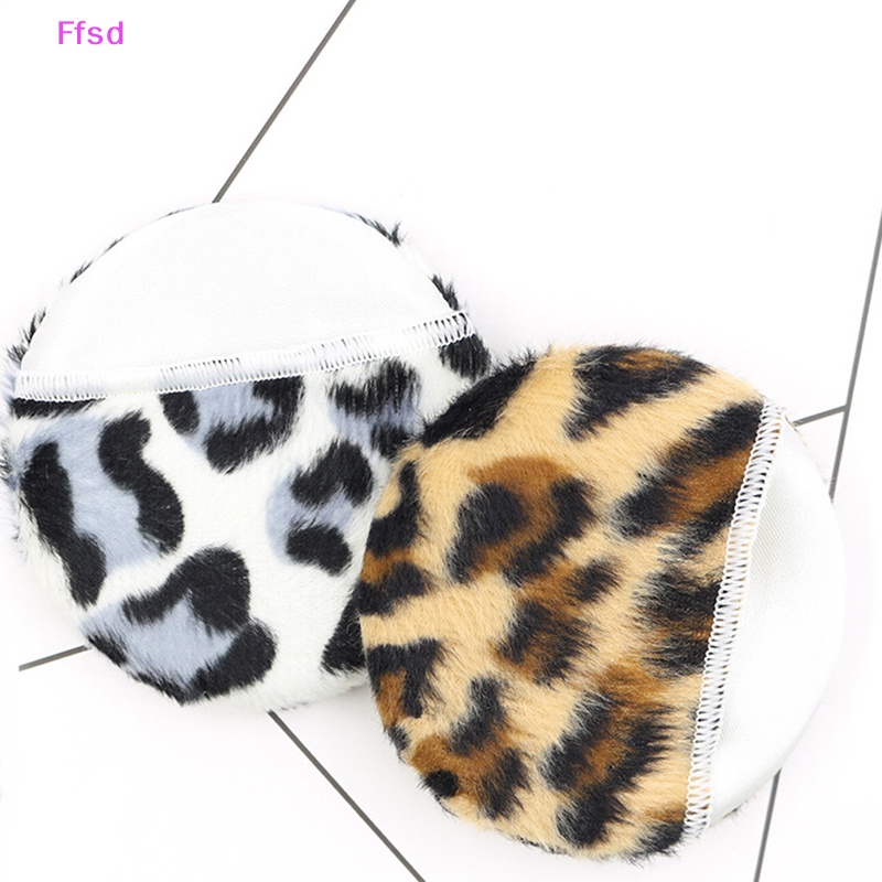 1 Mút Trang Điểm Mini Bằng Cotton Họa Tiết Da Báo