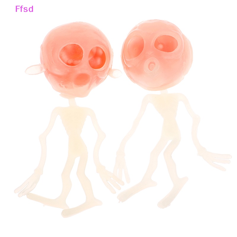 {Ffsd} Đồ Chơi Bóng Bóp Hình Đầu Lâu Người Ngoài Hành Tinh Phong Cách Gothic Mới Lạ Dành Cho Halloween * Bán Chạy