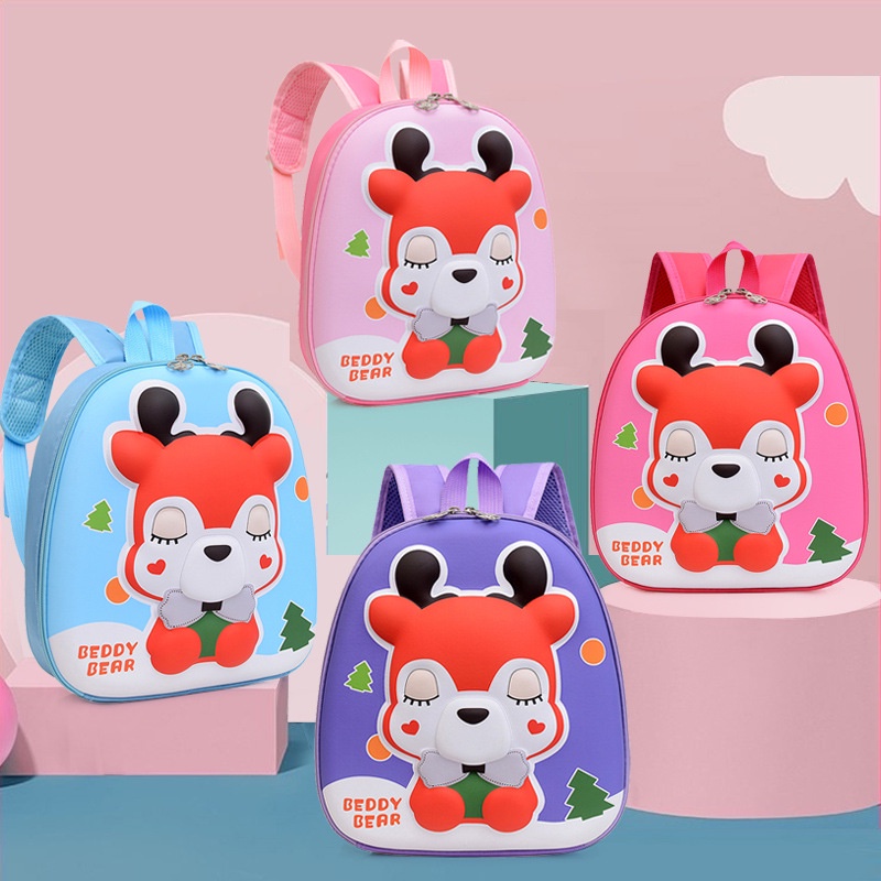 Ba Lô Đi Học Cỡ Lớn Thoáng Khí In Họa Tiết Kỳ Lân Thời Trang Đa Năng Cho Bé