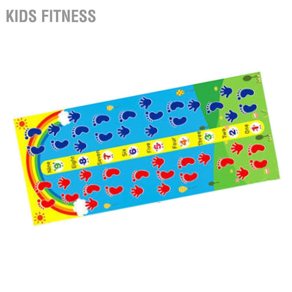 Kids Fitness Thảm Tập Bò Cho Trẻ Em Trò Chơi Chống Thấm Vải Gia Đình