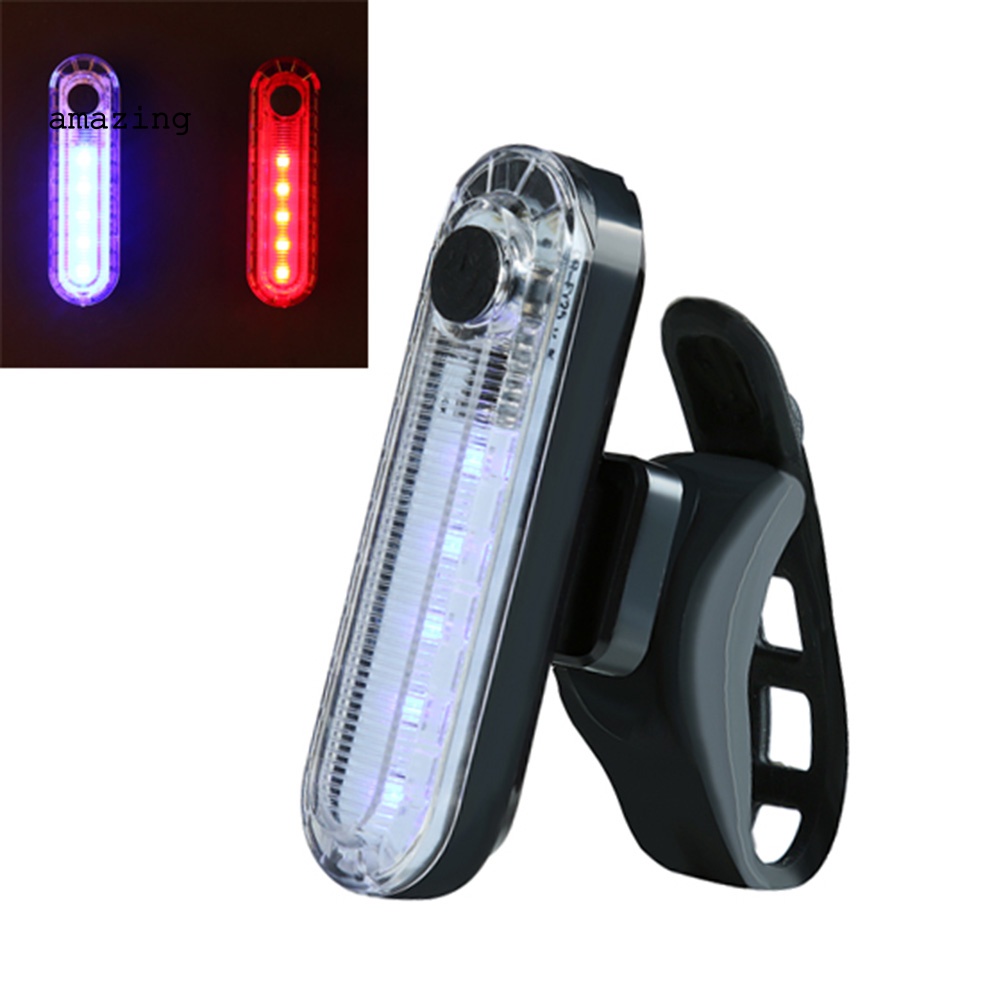 Đèn LED Cảnh Báo An Toàn 4 Chế Độ Kèm Sạc USB Chuyên Dụng Cho Xe Đạp