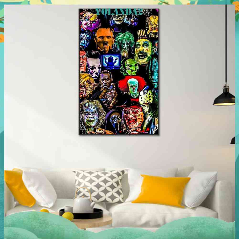 Bộ Tranh Đính Đá 5D Họa Tiết Khủng Long Độc Đáo DIY Dùng Trang Trí Nhà Cửa