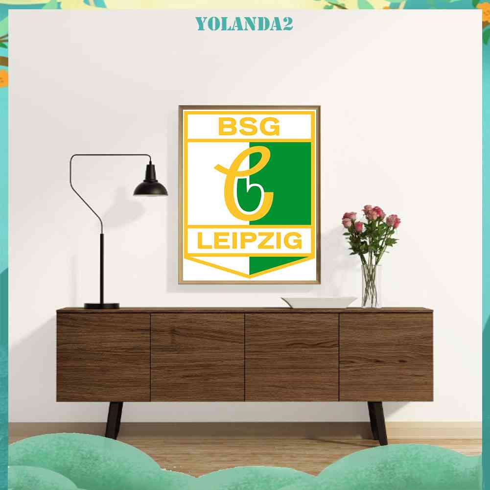 Bộ Tranh Đính Đá 5D Họa Tiết Logo Đội Chemie Leipzig Độc Đáo DIY BSG Chemie B4642