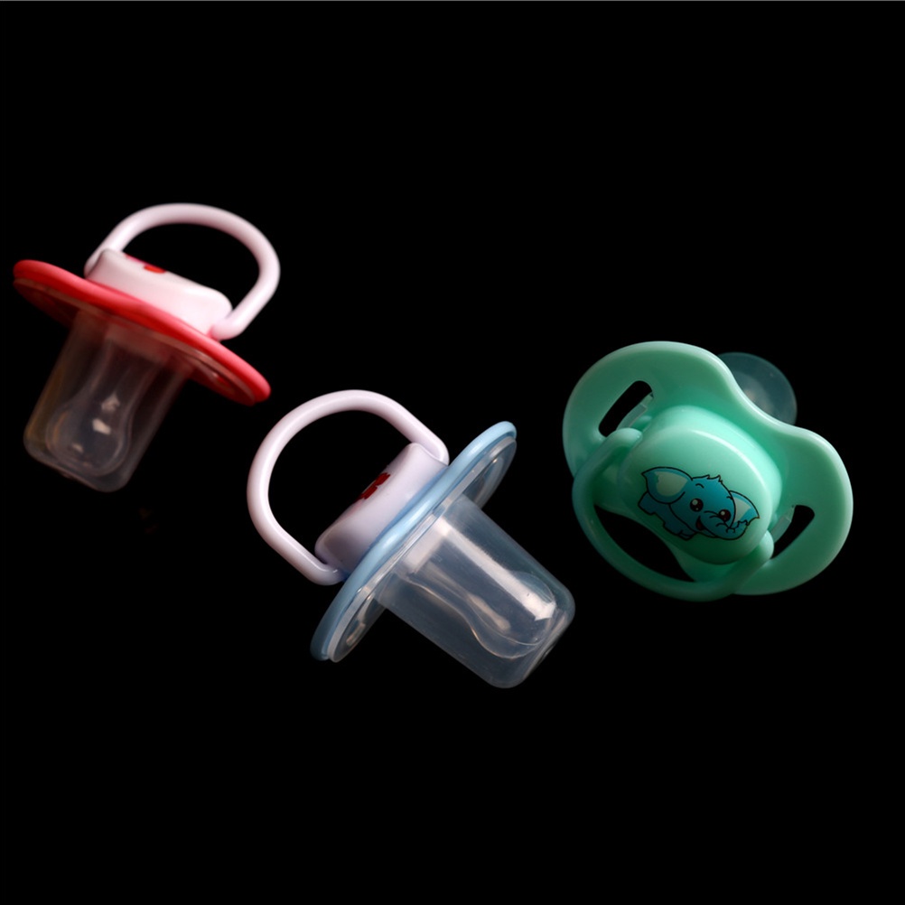 Lily trẻ sơ sinh núm vú bướm Vòng núm vú trẻ sơ sinh Làm dịu Silicone uuu