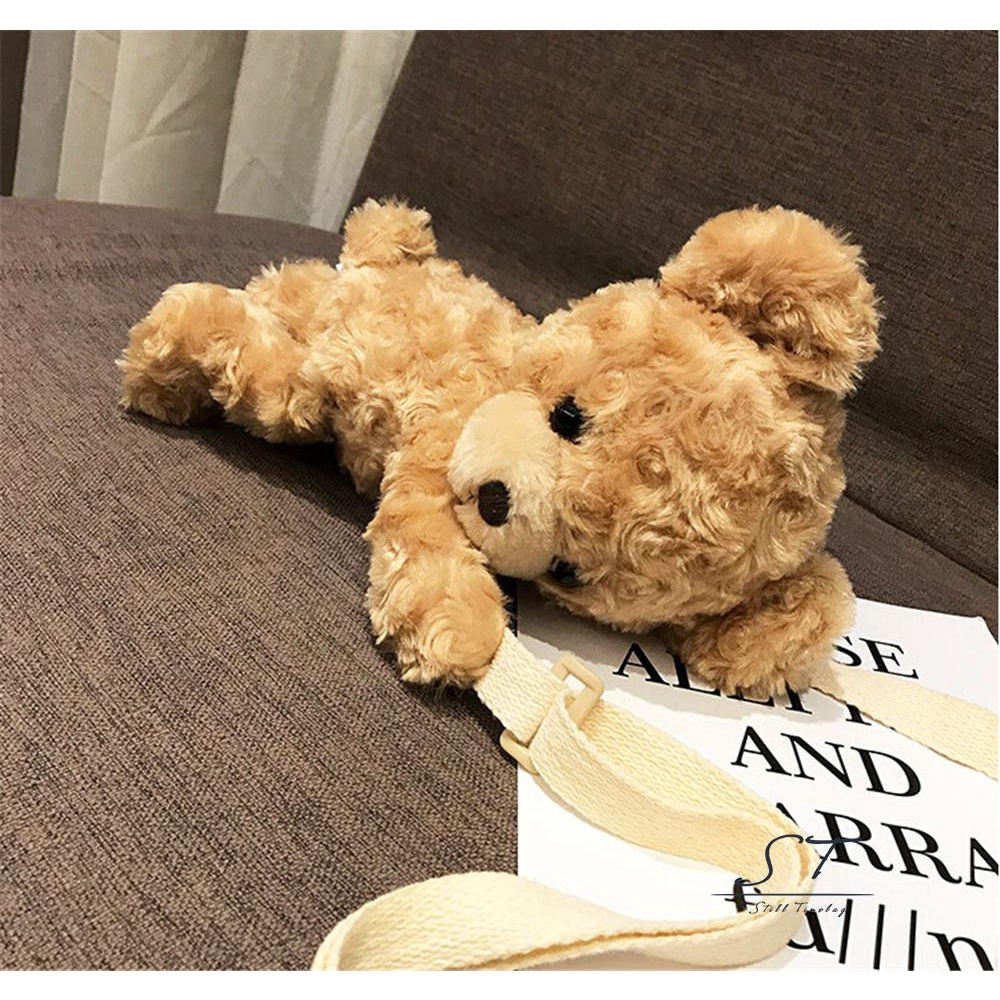 Túi Đeo Chéo Nữ Hình Gấu Cười Dễ Thương M5