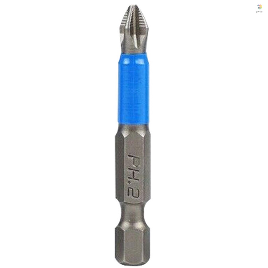 Bộ 10 Mũi Khoan Từ Tính 50mm 1 / 4 Inch PH2 Chống Trượt Chất Lượng Cao