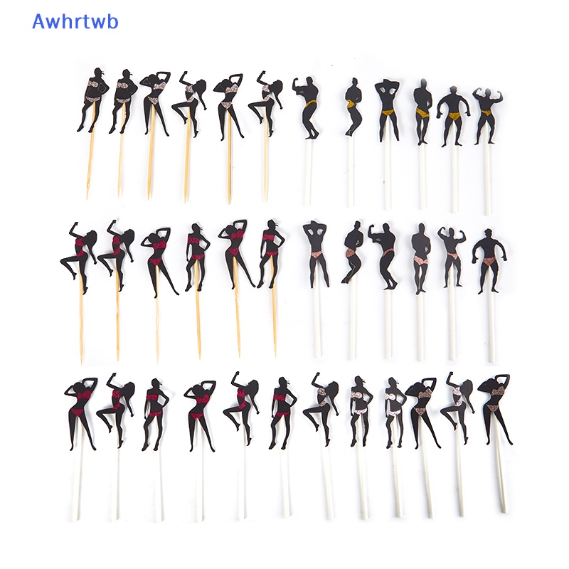 Set 6 Que Cắm Trang Trí Bánh Kem Xinh Xắn Mới