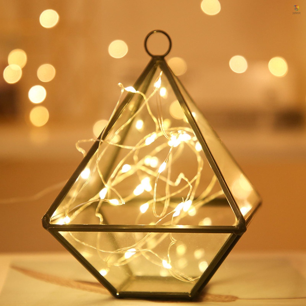 Dây Đèn Led Sử Dụng Năng Lượng Mặt Trời Chống Thấm Nước Trang Trí Sân Vườn / Tiệc Cưới / Giáng Sinh