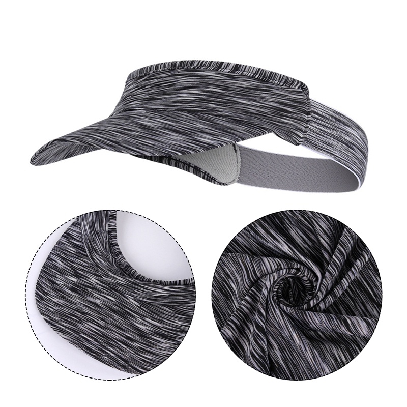 Ygt Mũ Lưỡi Trai Hở Chóp Vải Lụa Lạnh Nhanh Khô Màu Nhuộm Đơn Giản Thời Trang Đi Biển Mùa Hè Cho Nữ
