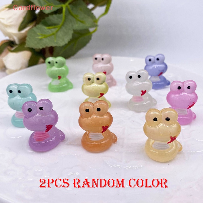 Bộ 2 Đồ trang trí Rắn Hoạt Hình Trung Quốc Phát Sáng Dùng Trang Trí Tiểu Cảnh / Nhà Búp Bê